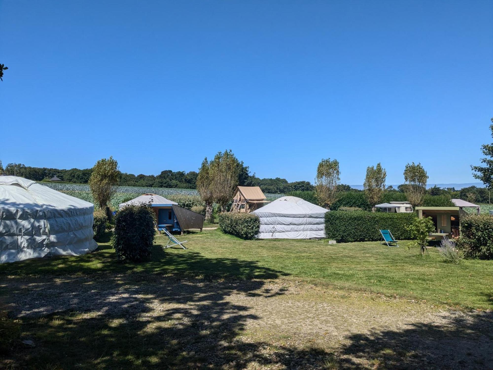 Camping Kerlaudy Mer Et Yourtes Plouenan Экстерьер фото